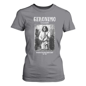Geronimo Apache Leader American Indian History T Shirt For Women