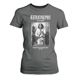 Geronimo Apache Leader American Indian History T Shirt For Women