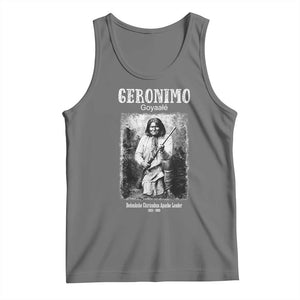 Geronimo Apache Leader American Indian History Tank Top