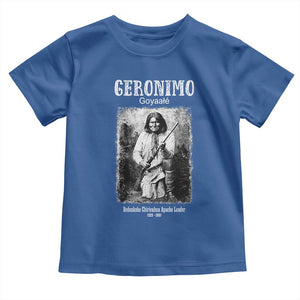 Geronimo Apache Leader American Indian History Toddler T Shirt