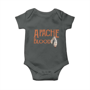 Apache Blood Roots for Proud Native American Peoples Baby Onesie