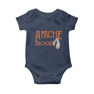 Apache Blood Roots for Proud Native American Peoples Baby Onesie
