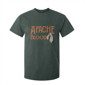 Apache Blood Roots for Proud Native American Peoples T Shirt For Kid
