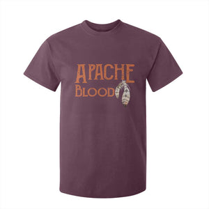 Apache Blood Roots for Proud Native American Peoples T Shirt For Kid