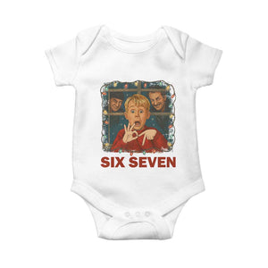 67 Six Seven Christmas Meme Baby Onesie Funny Family Xmas Movie TS14 White Print Your Wear