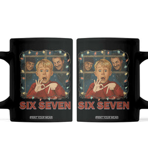 67 Six Seven Christmas Meme Coffee Mug Funny Family Xmas Movie TS14 Black Print Your Wear