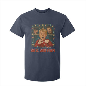 67 Six Seven Christmas Meme T Shirt For Kid Funny Family Xmas Movie TS14 Navy Print Your Wear