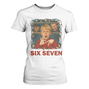 67 Six Seven Christmas Meme T Shirt For Women Funny Family Xmas Movie TS14 White Print Your Wear