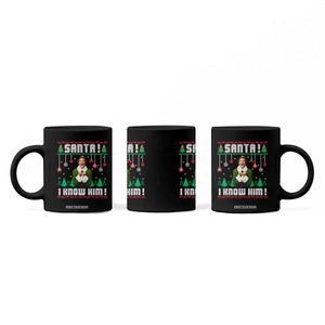 Santa I Know Him Coffee Mug Funny Elf Christmas TS14 Print Your Wear