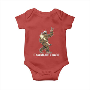 Leg Lamp Christmas Baby Onesie Funny Bigfoot Fra Gee Leh Xmas TS14 Red Print Your Wear