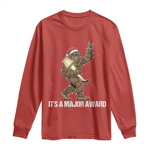 Leg Lamp Christmas Long Sleeve Shirt Funny Bigfoot Fra Gee Leh Xmas TS14 Red Print Your Wear