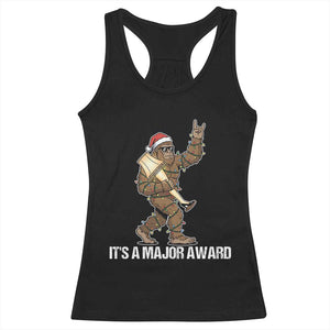 Leg Lamp Christmas Racerback Tank Top Funny Bigfoot Fra Gee Leh Xmas TS14 Black Print Your Wear