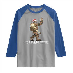 Leg Lamp Christmas Raglan Shirt Funny Bigfoot Fra Gee Leh Xmas TS14 Sport Gray Royal Print Your Wear