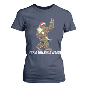 Leg Lamp Christmas T Shirt For Women Funny Bigfoot Fra Gee Leh Xmas TS14 Navy Print Your Wear