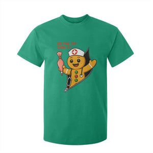 Funny ICU Nurse Christmas T Shirt For Kid Gingerbread Did You Try Icing It TS14 Irish Green Print Your Wear