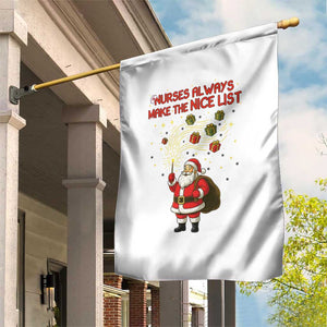 Funny Nurse Christmas Garden Flag Nurses Always Make The Nice List TS14 Print Your Wear