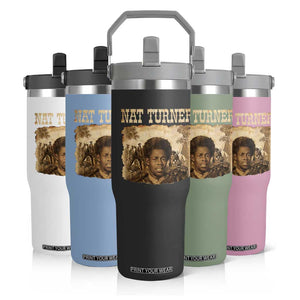 Nat Turner Flip Straw Tumbler Black History African American TS14 Print Your Wear
