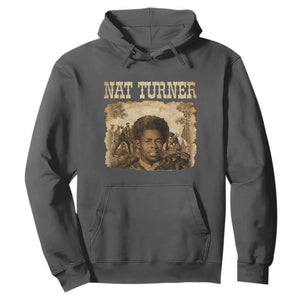 Nat Turner Hoodie Black History African American TS14 Dark Heather Print Your Wear