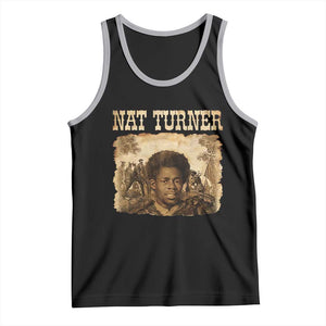 Nat Turner Tank Top Black History African American TS14 Black Athletic Heather Print Your Wear