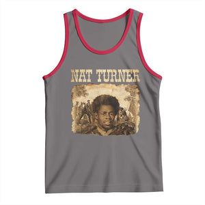 Nat Turner Tank Top Black History African American TS14 Deep Heather Red Print Your Wear