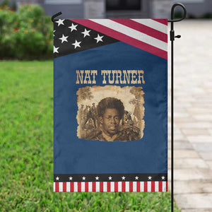 Nat Turner Garden Flag Black History African American TS14 Classic Blue Black Print Your Wear
