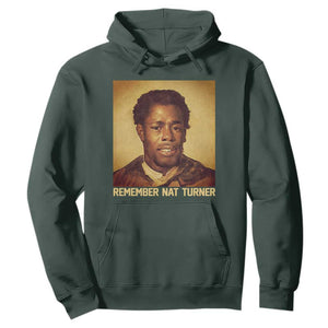 Nat Turner Hoodie Black History Month TS14 Dark Forest Green Print Your Wear