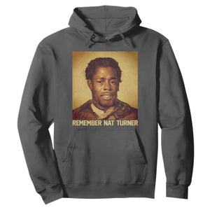 Nat Turner Hoodie Black History Month TS14 Dark Heather Print Your Wear