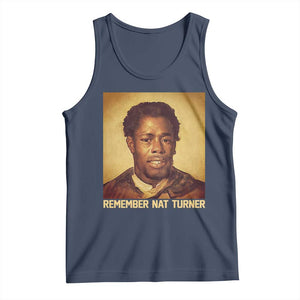 Nat Turner Tank Top Black History Month TS14 Navy Print Your Wear