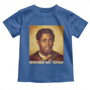 Nat Turner Toddler T Shirt Black History Month TS14 Royal Blue Print Your Wear