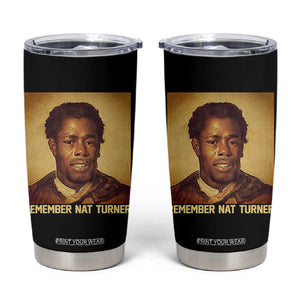 Nat Turner Tumbler Cup Black History Month TS14 Black Print Your Wear