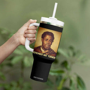 Nat Turner Tumbler With Handle Black History Month TS14 Print Your Wear