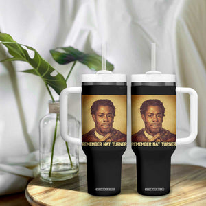 Nat Turner Tumbler With Handle Black History Month TS14 Print Your Wear