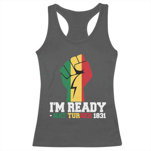 Nat Turner Quote Racerback Tank Top Black History African American TS14 Dark Heather Print Your Wear