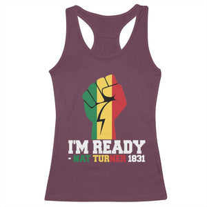 Nat Turner Quote Racerback Tank Top Black History African American TS14 Maroon Print Your Wear