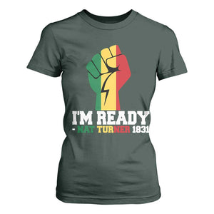 Nat Turner Quote T Shirt For Women Black History African American TS14 Dark Forest Green Print Your Wear
