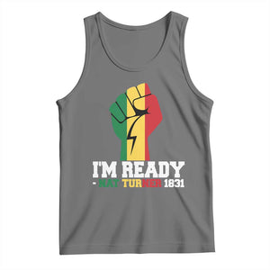Nat Turner Quote Tank Top Black History African American TS14 Black Heather Print Your Wear