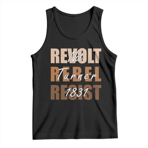 Nat Turner Quote Tank Top Black History Month TS14 Black Print Your Wear