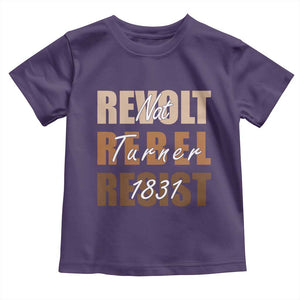 Nat Turner Quote Toddler T Shirt Black History Month TS14 Purple Print Your Wear