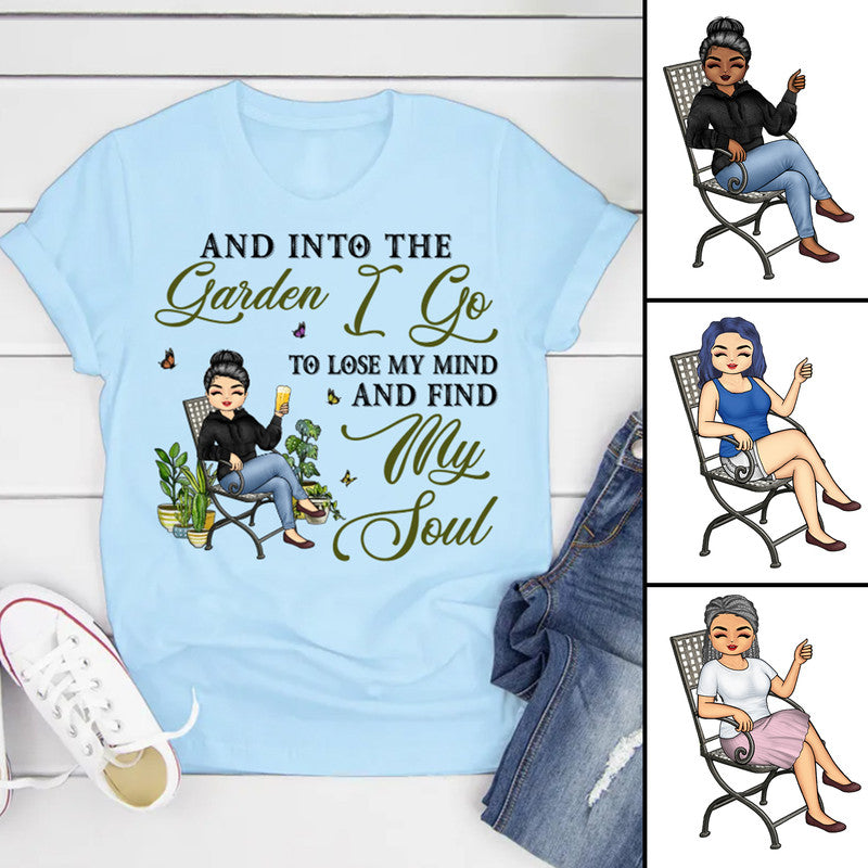Personalized Gardening and Into The Garden I Go Gardening T Shirt CTM Custom - Printyourwear