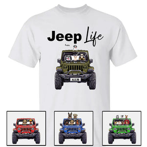 Custom Jeep Shirts, Jeep Life Jeep Dog Jeep Cat Apparel CTM00 Hoodie Youth Custom - Printyourwear