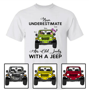 Custom JP Shirts, Never Underestimate An Old Man Old Lady With A JP Apparel, Gift For Dog Cat Lovers CTM Custom - Printyourwear