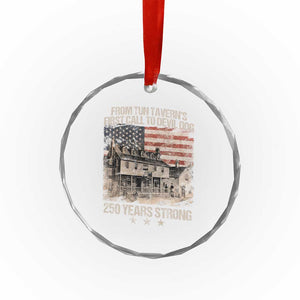 Tun Tavern 250th Anniversary Crystal Glass Ornament Patriotic Veteran Military Gift American Flag TS10 Print Your Wear