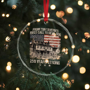 Tun Tavern 250th Anniversary Crystal Glass Ornament Patriotic Veteran Military Gift American Flag TS10 Print Your Wear