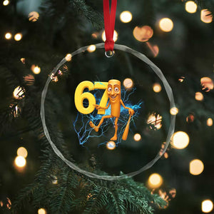 Tung Tung Sahur Six Seven Meme Crystal Glass Ornament Funny Gen Z Alpha Gift TS12 Print Your Wear