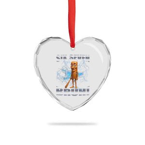 Tung Tung Sahur Six Seven Meme Heart Crystal Glass Ornament Funny 67 Gen Alpha Gift TS12 Print Your Wear