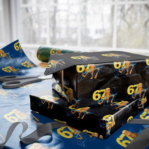 Tung Tung Sahur Six Seven Meme Wrapping Paper Roll Funny Gen Z Alpha Gift TS12 Black Print Your Wear