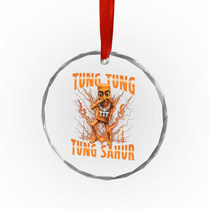 Tung Tung Tung Sahur is Calling Scuba Dance Meme Crystal Glass Ornament Italian Brainrot TS10 Print Your Wear