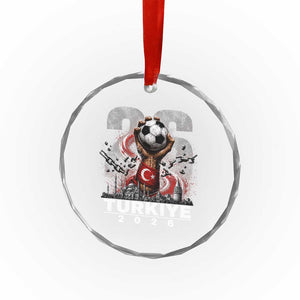 Turkish Soccer Crystal Glass Ornament Turkey Football Fan Vintage Turkish Pride TS10 Print Your Wear