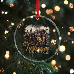 Tuskegee Airmen Crystal Glass Ornament African American Heroes WW2 Tribute Black History Month TS10 Print Your Wear