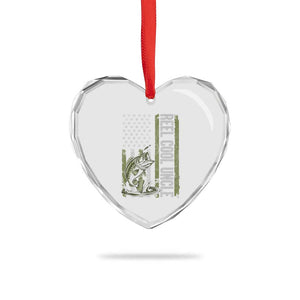 Uncle Fishing Heart Crystal Glass Ornament Reel Cool Uncle Fisherman US Flag TS10 Print Your Wear